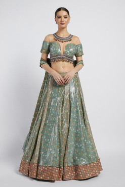 Panelled/ Kalidar Lehenga