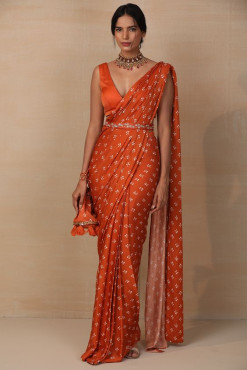 Pre-Draped Saree