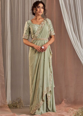Belted Pre-Draped Saree