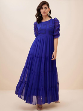 Indo-Western Maxi Dress